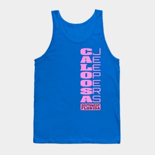 Pink Vertical Logo Tank Top